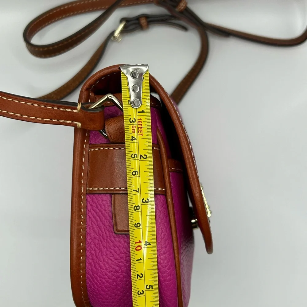 Dooney & Bourke Hallie Magenta Shoulder or Crossbody Bag - Picture 10 of 11